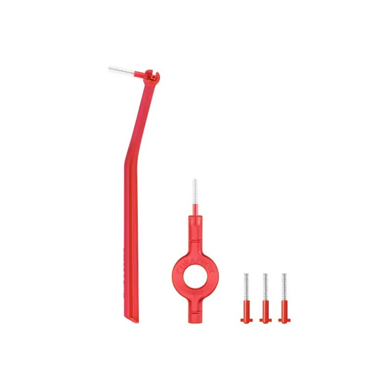 CEPILLO INTERDENTAL CURAPROX 07 PAQUETE DE 5 (ROJO)