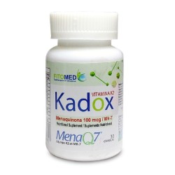 KADOX VITAMINA K2 MENAQUINONA 100MCG/MK-7 60 CÁPSULAS